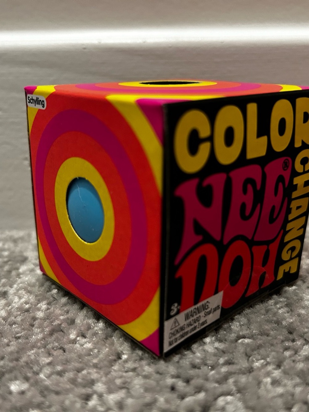 Brand New in the Box- Blue Nee Doh Color Change Sensory Ball - Blue- Pink